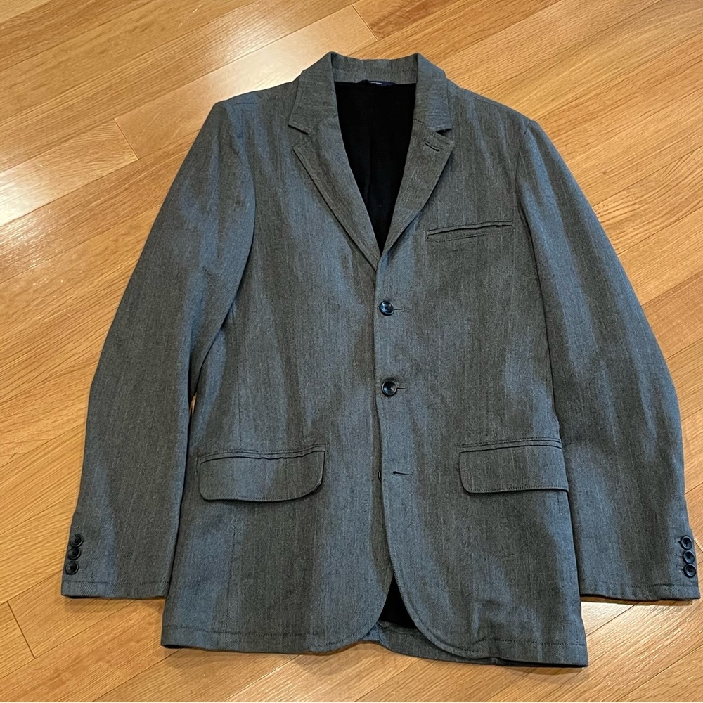 Gap 3 Button Herringbone Blazer Jacket - Small - image 1